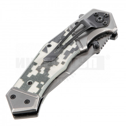 Нож складной, многоцелевой, системы Liner-Lock, с накладкой G10 на эргономичной рукоятке// Denzel [2]  купить в Хабаровске