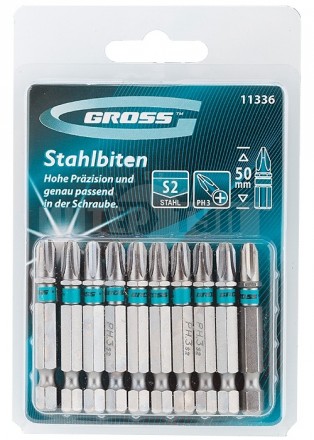 Бита PH3  50мм Gross @10 купить в Хабаровске