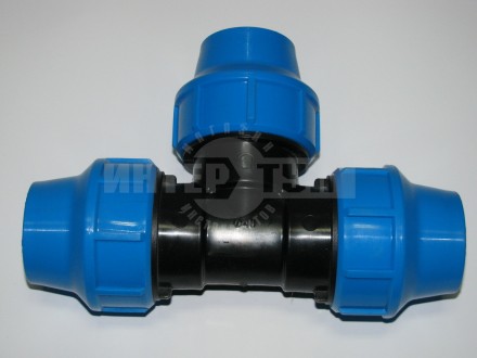 Фитинг ПНД тройник РР40 [2]  купить в Хабаровске