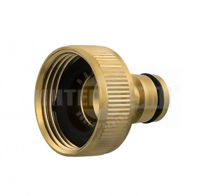 Штуцер д/шланга внутрРезьба 1"-БРСпапа латунь QE [2]  купить в Хабаровске