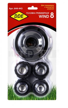 Головка тримм DDE Wind 8 полуавт М8х1.25мм прав +М6х1.25мм прав +М6х1.0мм прав [4]  купить в Хабаровске
