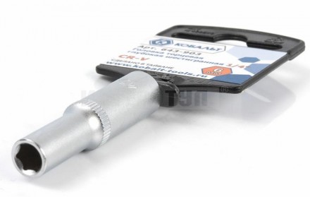 Головка  6мм 1/4" глубок Cr-V Кобальт [2]  купить в Хабаровске