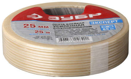 Лента армиров 25мм 50м усилСтекловолокном Эксперт Зубр [2]  купить в Хабаровске