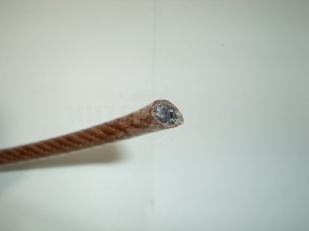 Трос стальной 6/8мм 1м оцинк оплеткаПВХ синтCердце Stayer @100 [3]  купить в Хабаровске