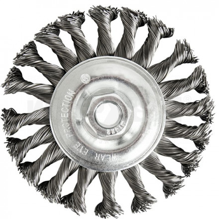 Щетка д/УШМ 115мм М14 радиальная витая Практика [3]  купить в Хабаровске