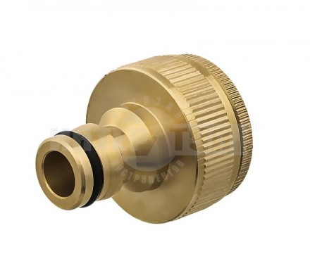 Штуцер д/шланга внутрРезьба 3/4-1" -БРСпапа латунь QE купить в Хабаровске
