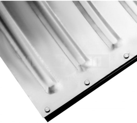 Лопата снеговая 420х370х1370мм дерЧеренок стал оцинк Сибртех [4]  купить в Хабаровске