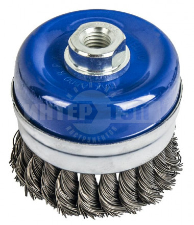 Щетка д/УШМ 100мм M14 чашка витая усил Практика купить в Хабаровске
