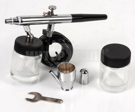 Краскораспылитель нижнБачок 0.02л сопло0.35мм Аэрограф Профи QE [3]  купить в Хабаровске