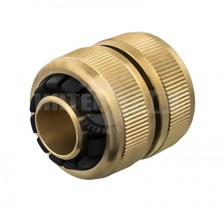 Муфта ремонтная д/шланга 3/4 - 3/4 латунь QE купить в Хабаровске