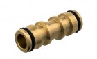 Штуцер д/шланга соединитель под коннектор латунь QE в Хабаровскe