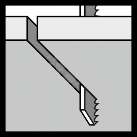 Полотно элЛобзик евро/х дер _74х2.5мм 1шт T101B Bosch @100 [5]  купить в Хабаровске
