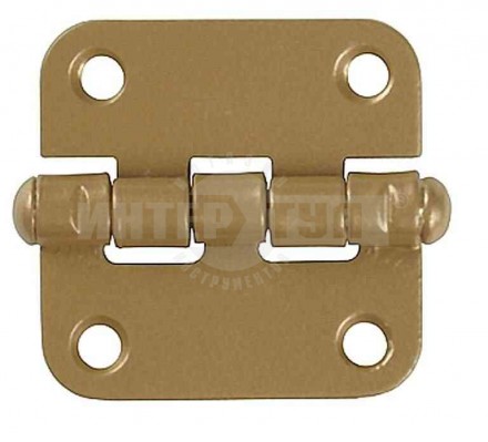 Петля накладн сталь ПН- 40 золот металлик универс 40мм Россия купить в Хабаровске