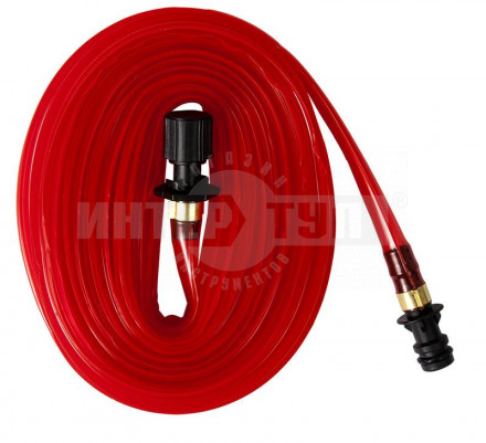 Шланг 15м 1/2' садовый дождеватель ПВХ фитинги QE купить в Хабаровске