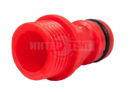 Штуцер д/шланга внешРезьба 1/2-БРСпапа пласт QE [2]  купить в Хабаровске