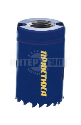 Коронка мет/дсп/пластик 32мм 1 1/4"  биметал Практика купить в Хабаровске