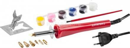 Прибор д/выжигания 30Вт 7пр+краски Stayer купить в Хабаровске