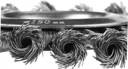 Щетка д/УШМ 150мм сталь круч Зубр [2]  купить в Хабаровске