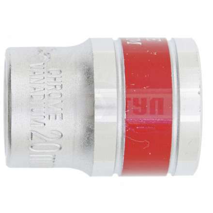 Головка торцевая, 20 мм, 6-гранная, CrV, под квадрат 1/2, хромированная// MATRIX MASTER купить в Хабаровске