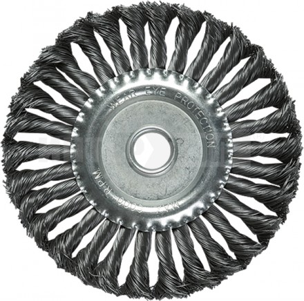 Щетка д/УШМ 100мм плоск круч Matrix [3]  купить в Хабаровске