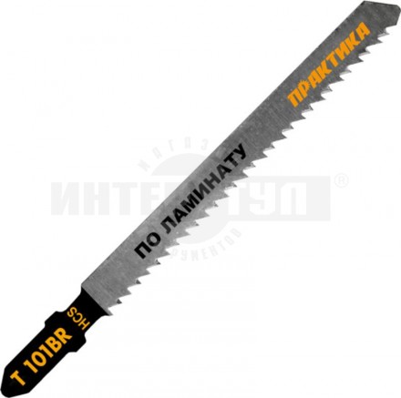 Полотно элЛобзик евро/х дер _75х2.5мм 2шт T101BR обратныйЗуб HCS Практика купить в Хабаровске
