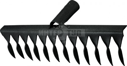 Грабли 14зуб 360мм витые безЧеренка Сибртех купить в Хабаровске