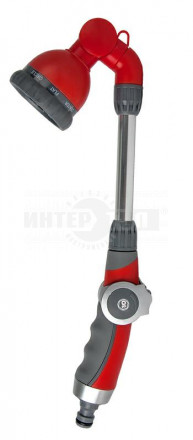 Пистолет-распылитель 9режимов мягкПластик длинРучка QE [2]  купить в Хабаровске