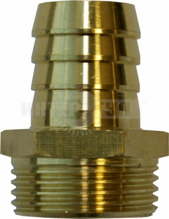Штуцер д/шланга внешРезьба 3/4-18мм латунь QE [2]  купить в Хабаровске