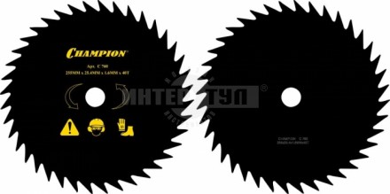 Нож д/жесткой травы Champion 40/255/25.4 остроугЗуб C5110 купить в Хабаровске