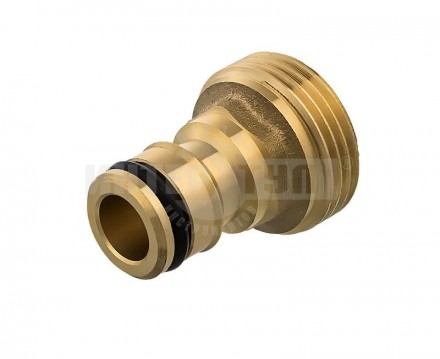 Штуцер д/шланга внешРезьба 3/4-БРС папа латунь QE [2]  купить в Хабаровске