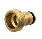 Штуцер д/шланга внешРезьба 3/4-БРС папа латунь QE в Хабаровскe