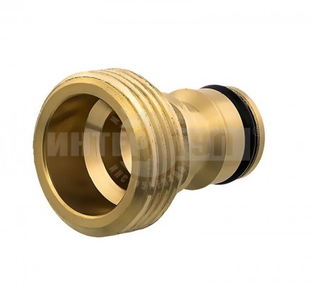 Штуцер д/шланга внешРезьба 3/4-БРС папа латунь QE купить в Хабаровске